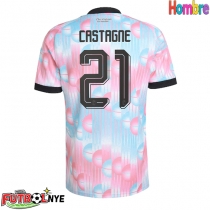 Camiseta Bélgica Timothy Castagne #21 Visitante Equipación Mundial 2026 manga corta